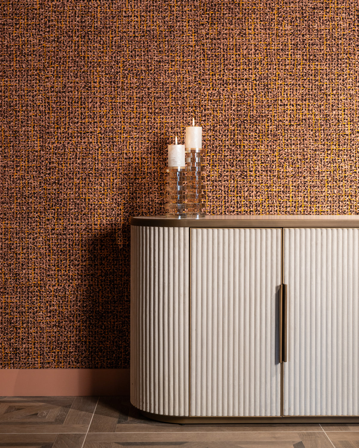 Porte-bougie Cira amber small