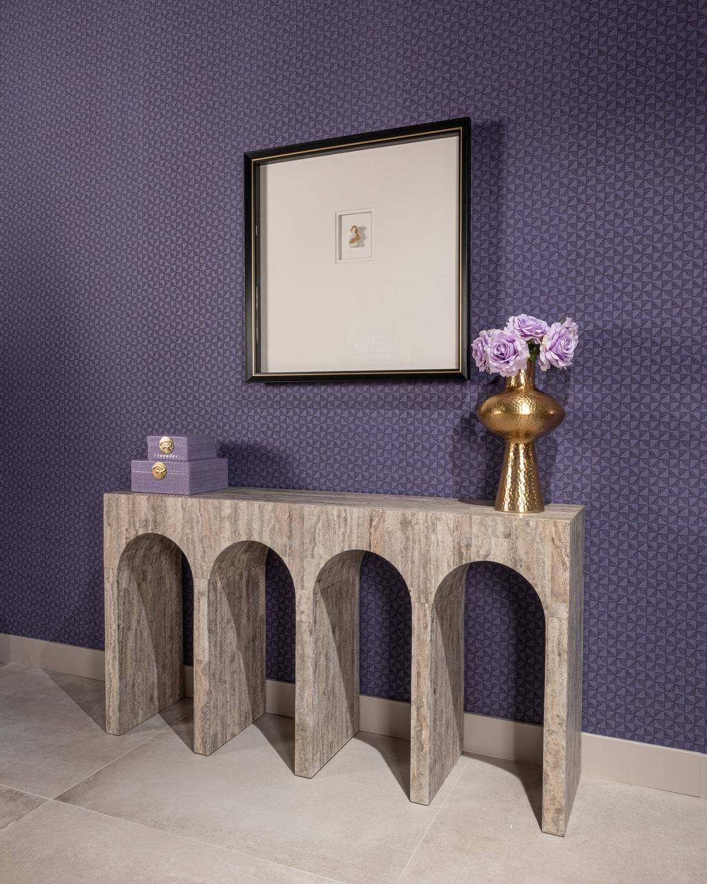 Boîte de rangement Joelle purple small