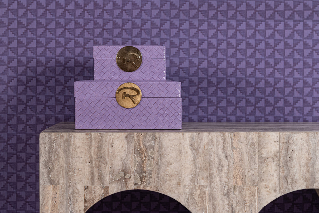Boîte de rangement Joelle purple small