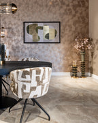 Chaise de salle à manger Milly biscotti swivel