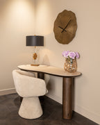 Chaise de salle à manger Madeline mocca chunky swivel