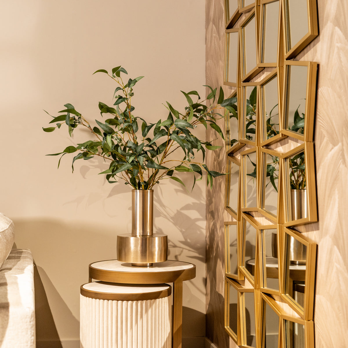 Miroir Badia gold