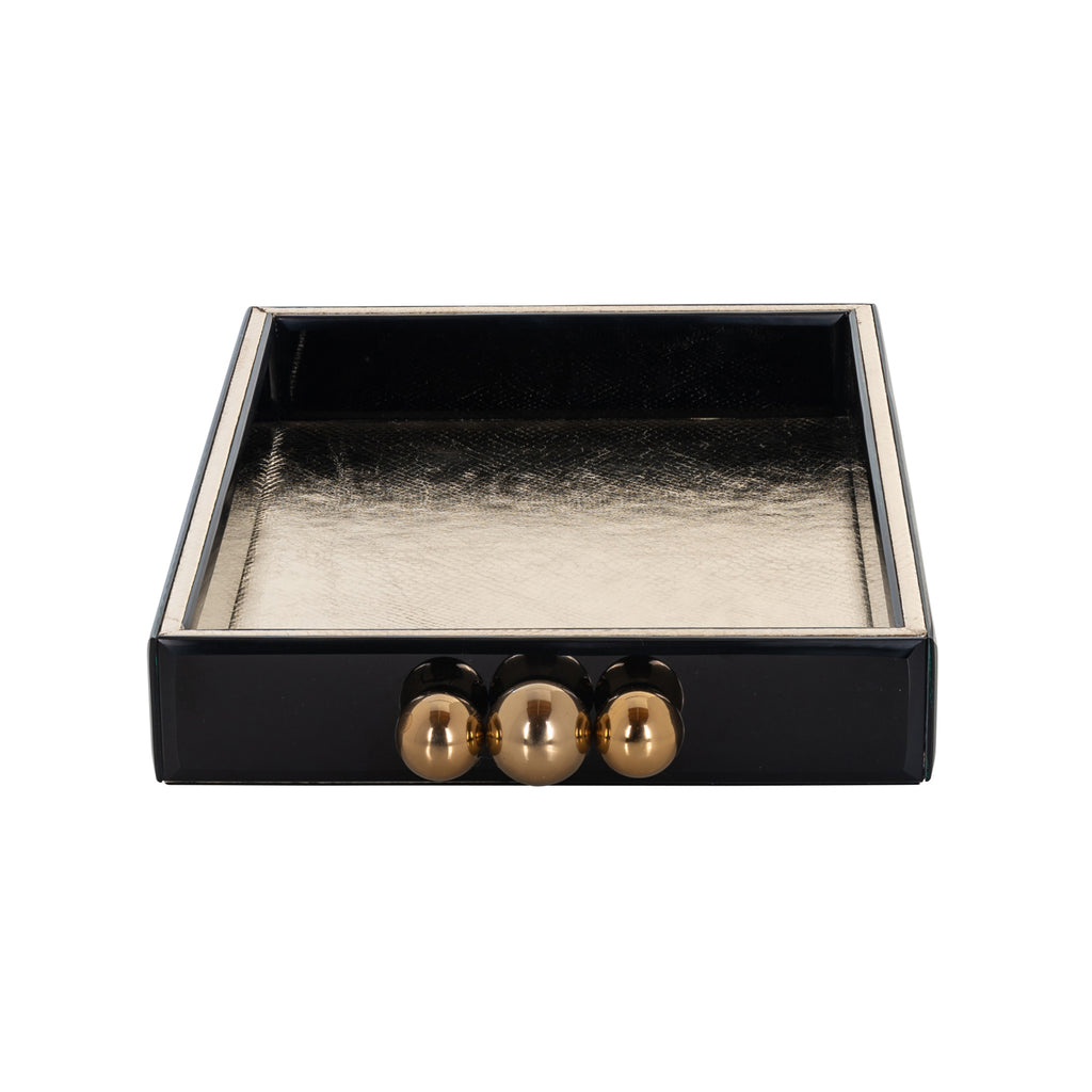 Plateau Liv black/gold