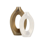 Vase Alma brushed gold large