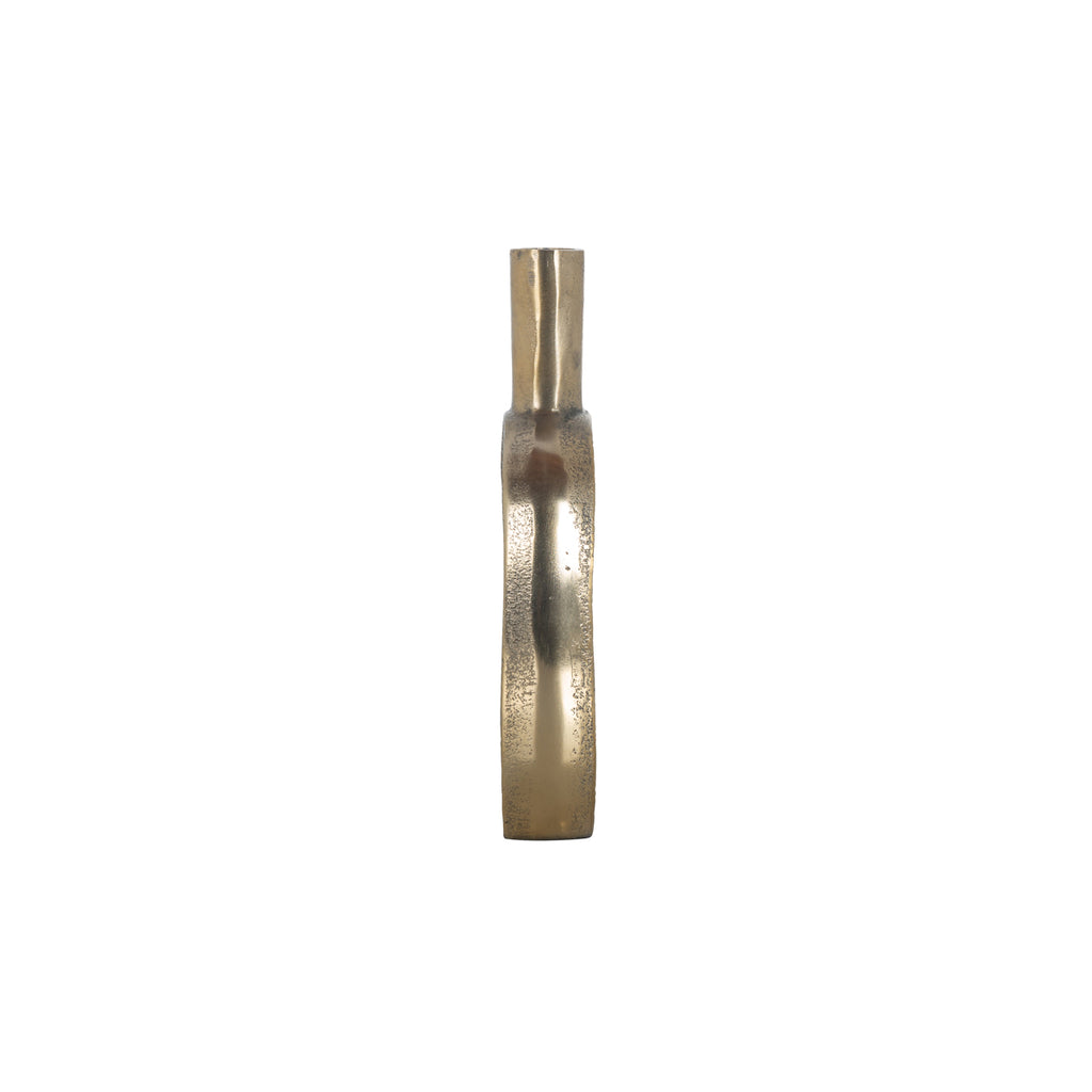 Vase Emar brushed gold small