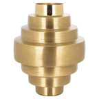 Vase Akelei gold