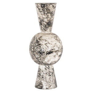 Vase Florry black/white