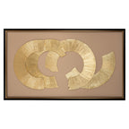 Art mural Eden black/gold