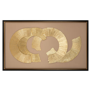 Art mural Eden black/gold