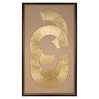 Art mural Eden black/gold