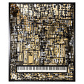 Art mural Wibi black/gold