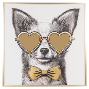 Art mural Bodhy black/gold