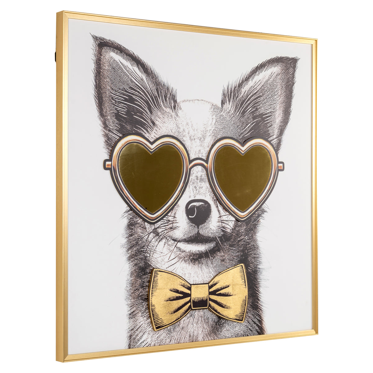 Art mural Bodhy black/gold