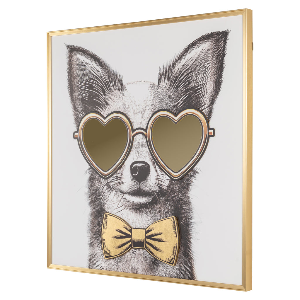 Art mural Bodhy black/gold