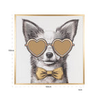 Art mural Bodhy black/gold