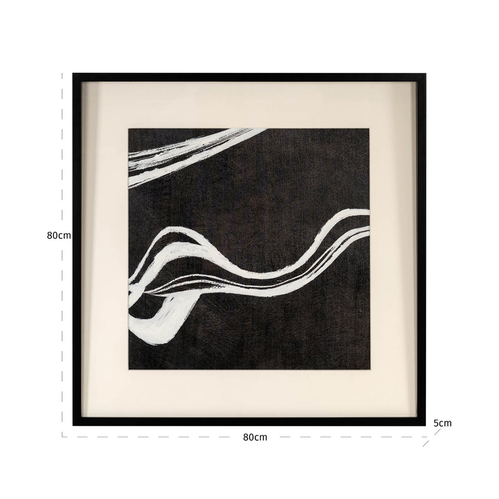 Art mural Jozra black/white
