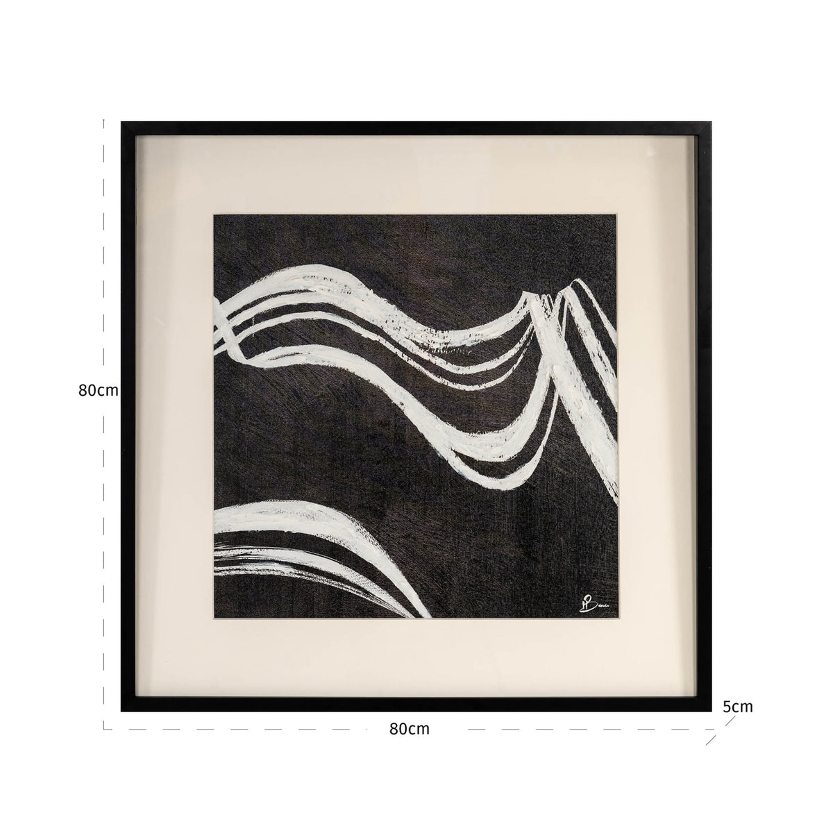 Art mural Jozy black/white