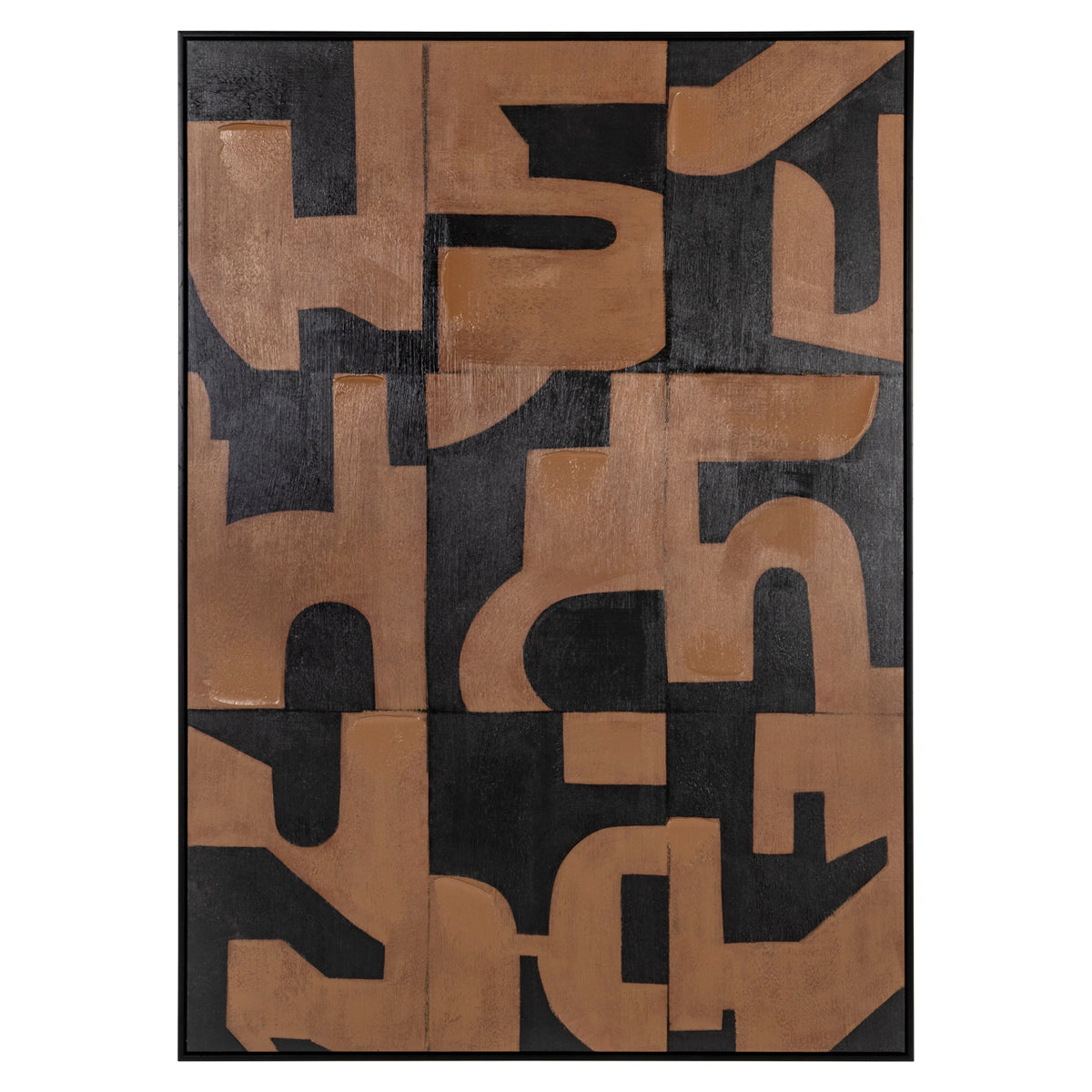Art mural Cascade brown