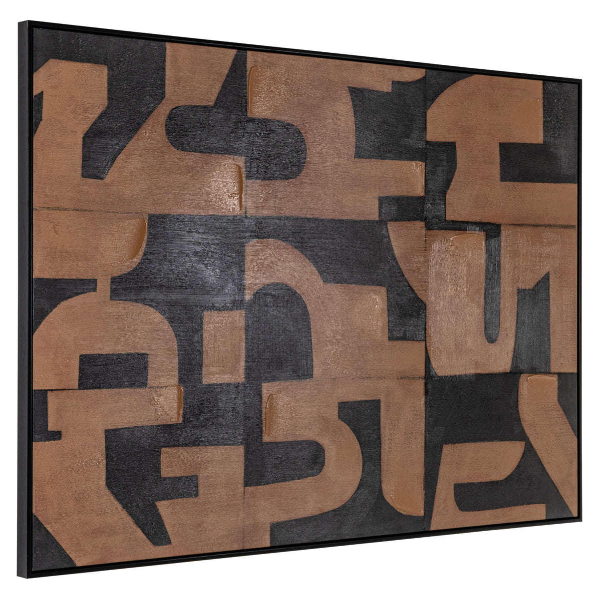 Art mural Cascade brown