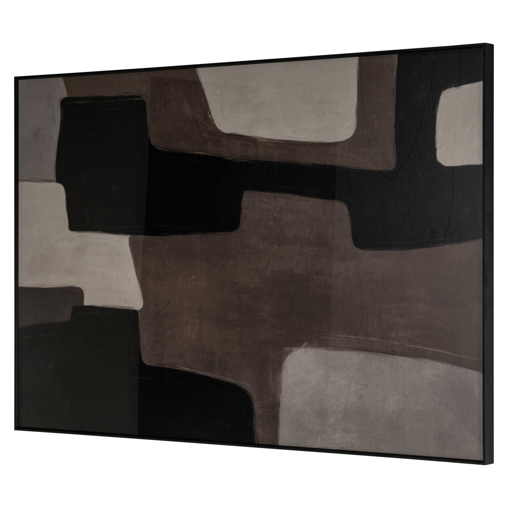 Art mural Mirage brown left