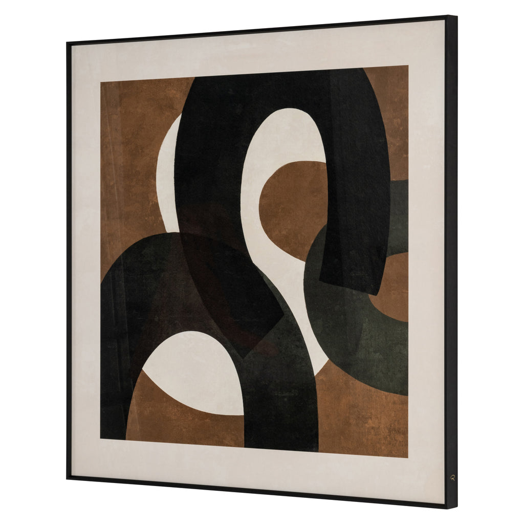 Art mural Euphoria brown left
