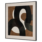 Art mural Euphoria brown left