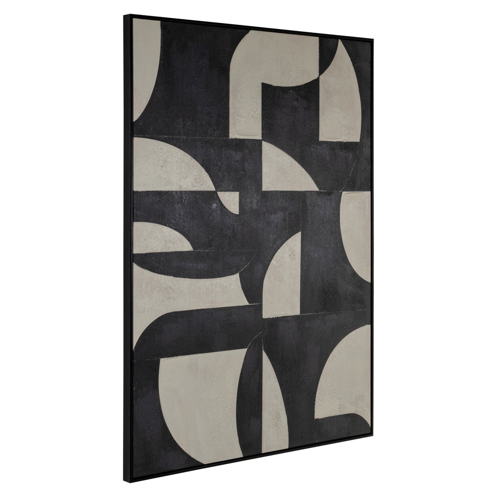 Art mural Splendor black