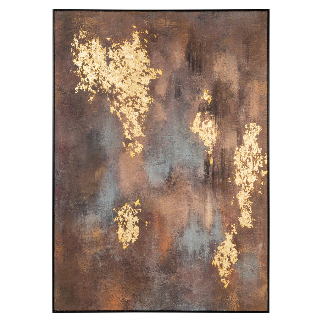 Art mural Golden gleam gold