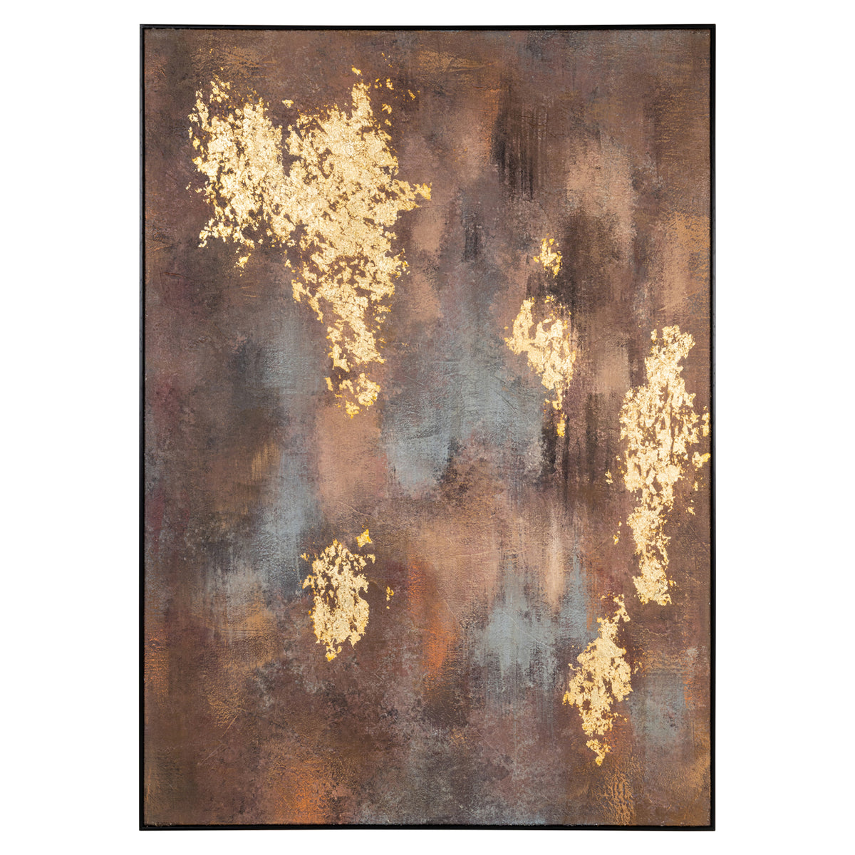 Art mural Golden gleam gold