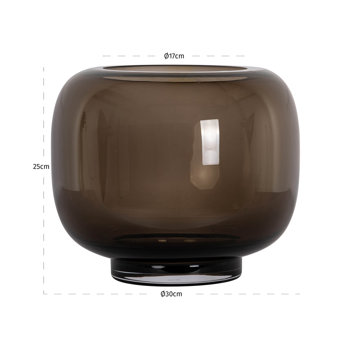 Lampe ouragan Rowen brown